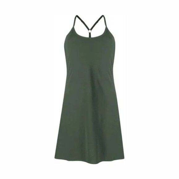 Outdoor Voices - The Exercise Dress with Shorts 299874 | Size Large | Evergreen - Picture 2 of 15